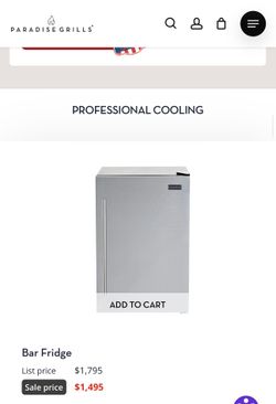 Bar fridge