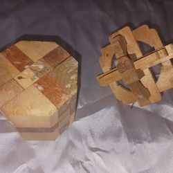 Wooden Puzzles Vintage, $4 Each