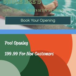 Opening And Closing Pools 