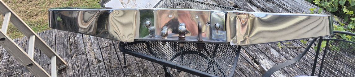 Chevy Chrome rear bumper Cowboy Style (Rare)