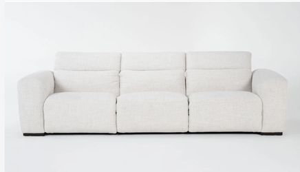 Almost new power recliner sofa