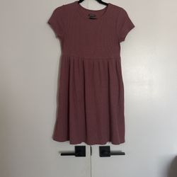 Rose Pink Dress With Pockets
