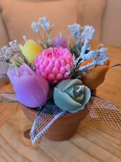Candle Flower Bouquet