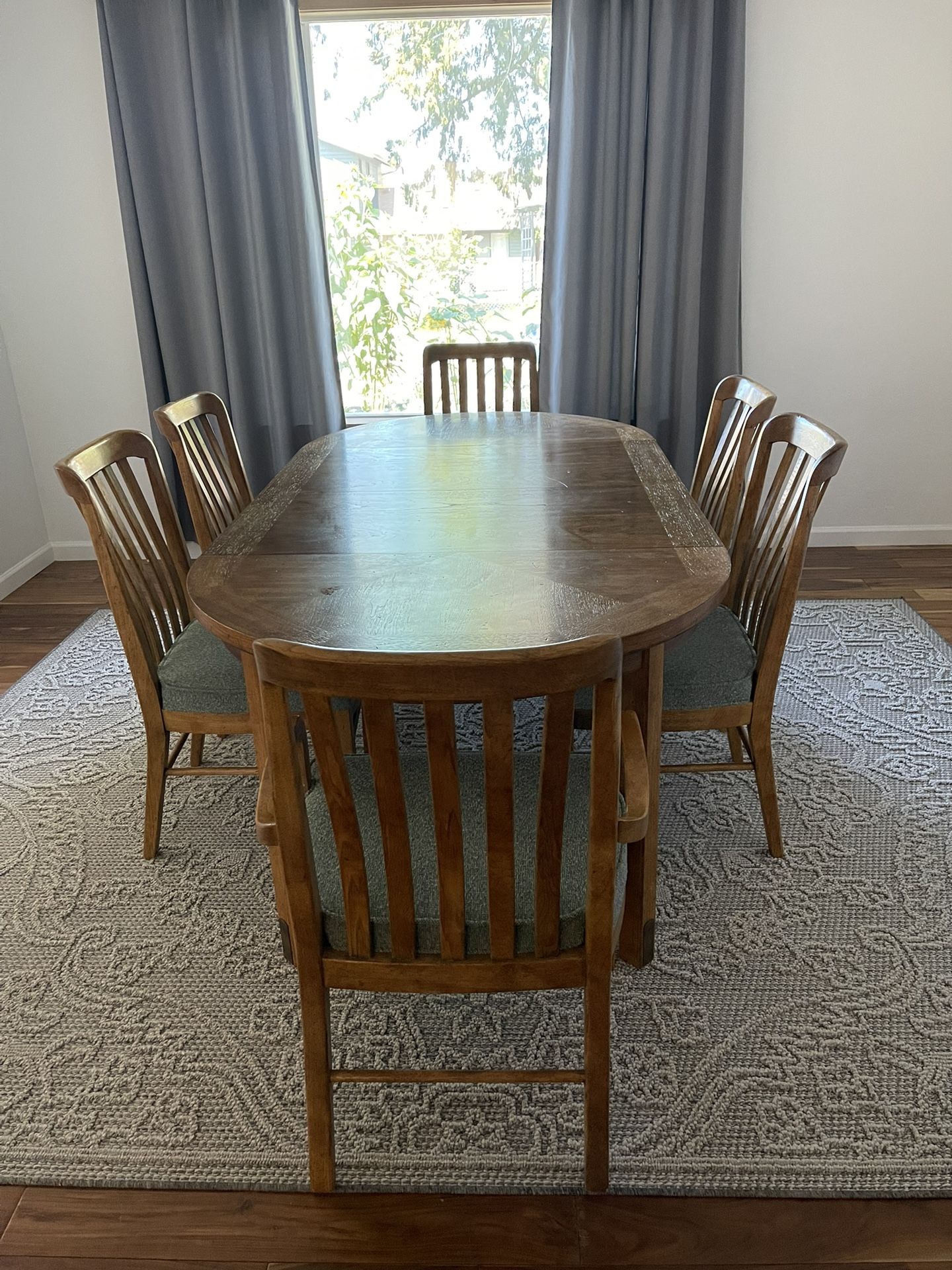 Antique Late 20th Century Drexel Heritage Table With Chairs