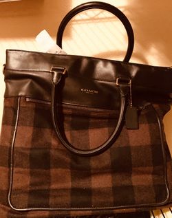New Coach Leather Bag