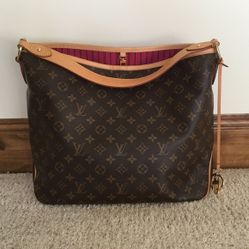 Authentic Louis Vuitton Delightfull Pivone PM Hobo Bag 