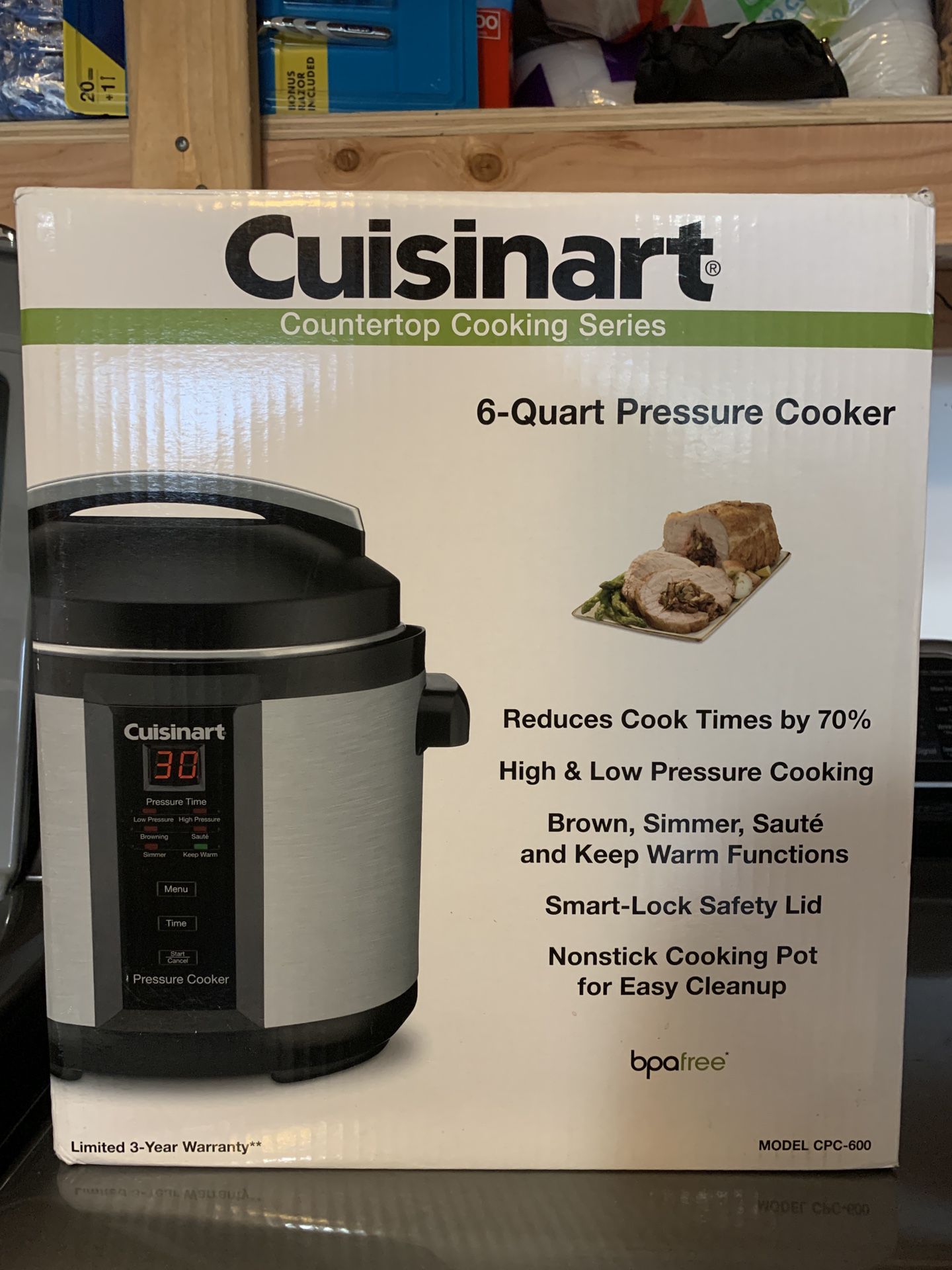 Cuisinart 6-Quart Pressure Cooker CPC-600