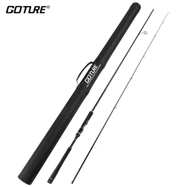 Goture Travel Fishing Rods,4 Piece Fishing Pole with Case/Bag,Portable Spinning Rod