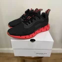 Sz 9.5 Men’s Reebok Zig Dynamica Black Red H02293 Preowned No Box