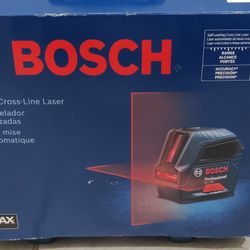 Bosch GLL50 Self-Leveling Cross Line Laser With Hard Case - New