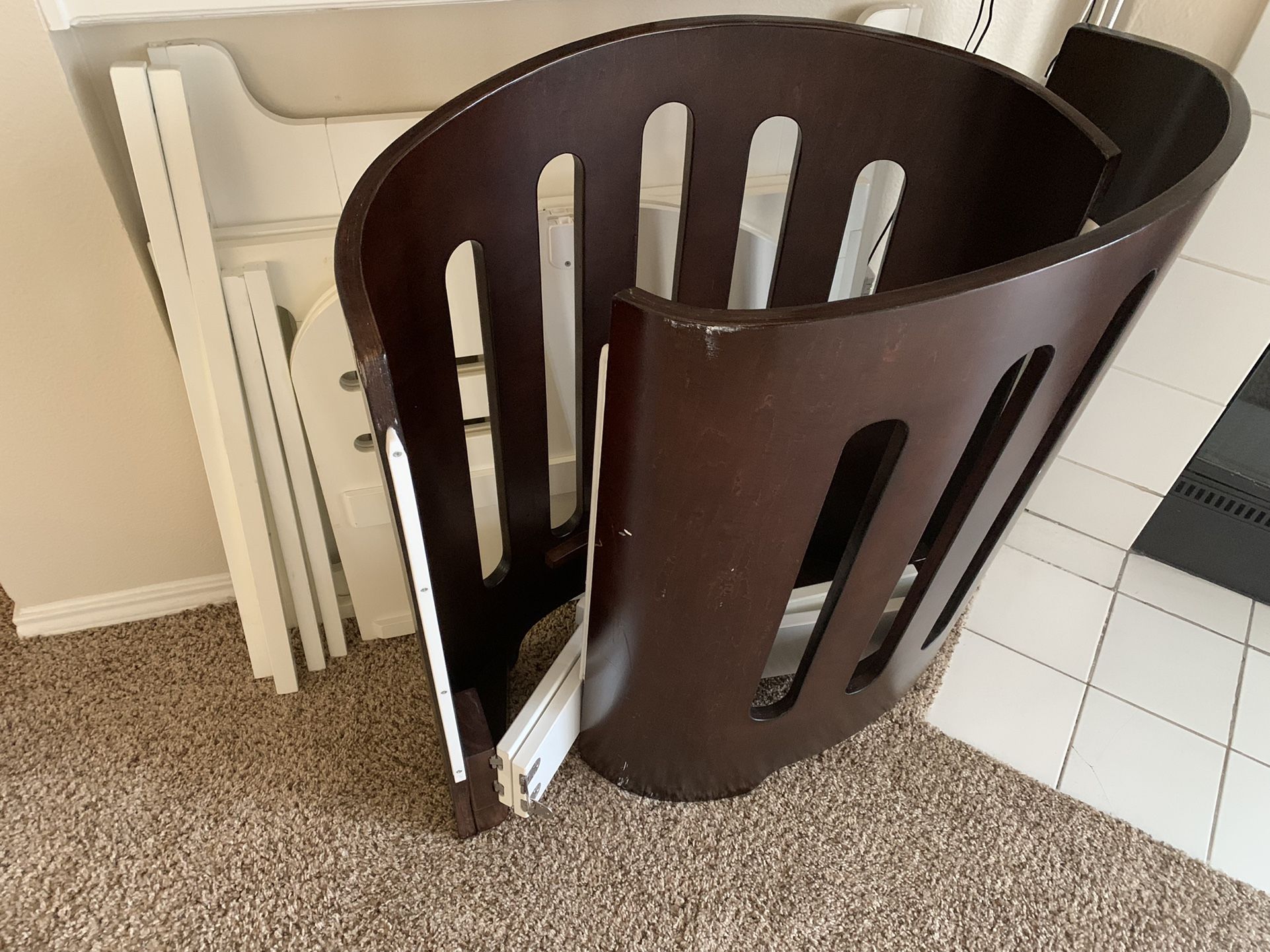 Bloom Luxo Sleep Baby Toddler Crib Bed With Matress - Solid Wood - European Style - From UK - Original Retail $1,000