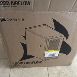 Corsair 4000D airflow mid-tower pc case (black)