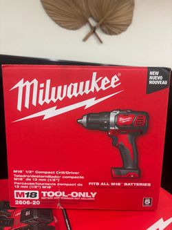 Milwaukee  M18 “1/2” Compact Drill Driver