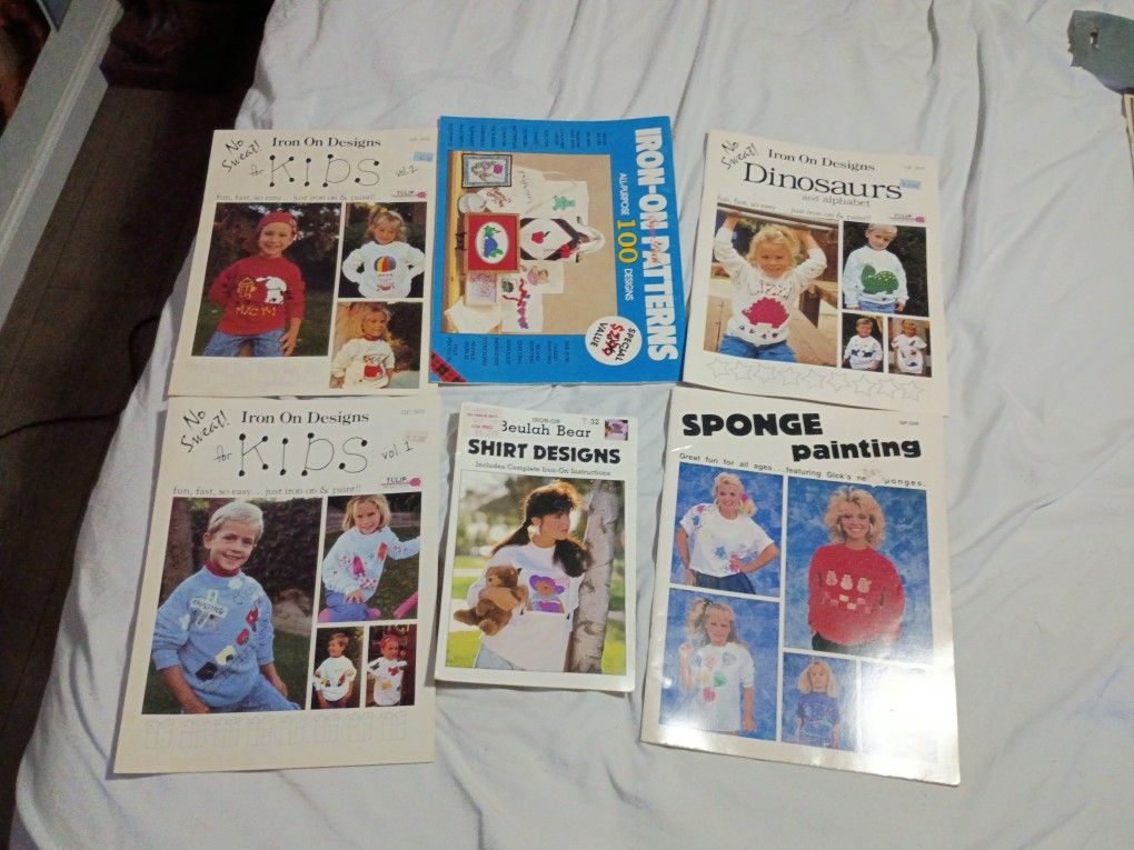 Vintage Iron On Design Magazines
