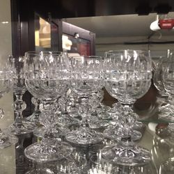 Crystal Cordial Glasses