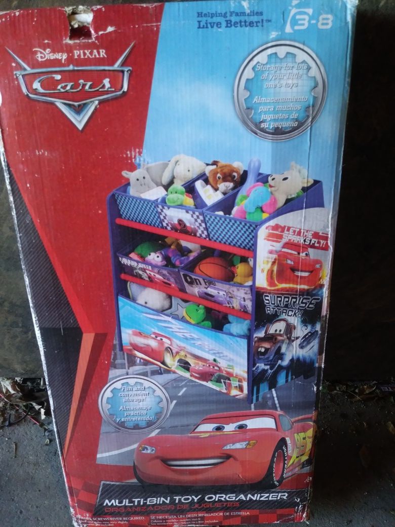 Cars multi best sale bin toy organizer