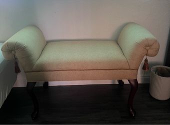 Vintage upholstery bench
