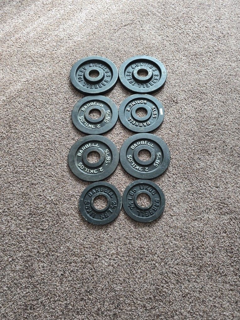 45lbs Of Olympic Plates $1/lb
