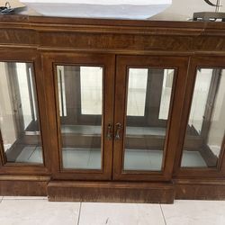 Solid wood table cabinet