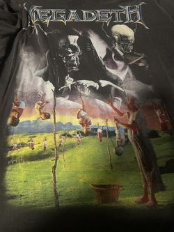 Single Stitch Mega Death Vintage Aop 