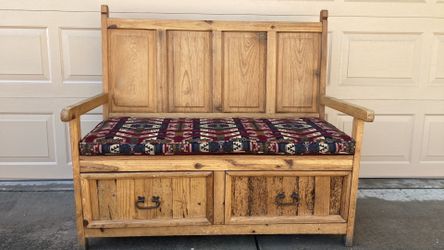 Solid Wood Bench From Mexico
