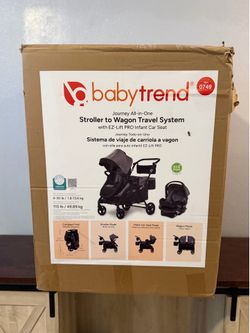 New In Box Baby Trend Journey All-In-One Stroller To Wagon Car Seat System