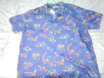 New Men's Hawaiian Shirt 3X