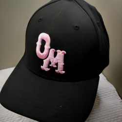 Malmo Oat Milkers Minor League Baseball Hat New Era Stretch Fit Cap L/XL Black Pink

