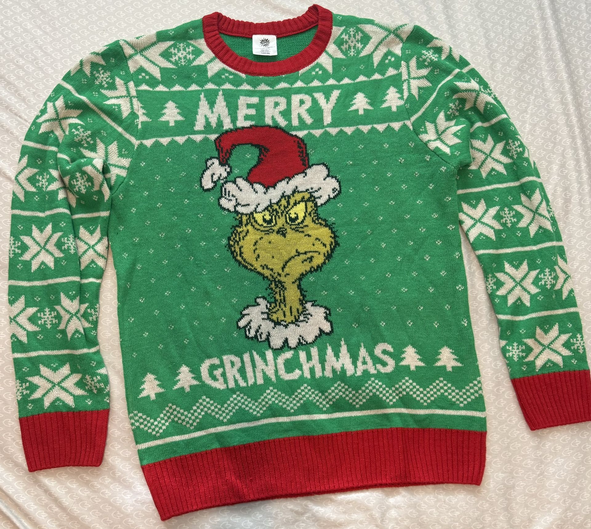 The Grinch Ugly Christmas Sweater Sz Large 