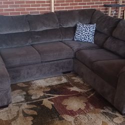 Dark Brown Sectional Couch
