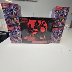 Destined Rivals Etb And 4 Booster Bundles