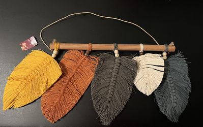 Feather Macrame Wall Hanging