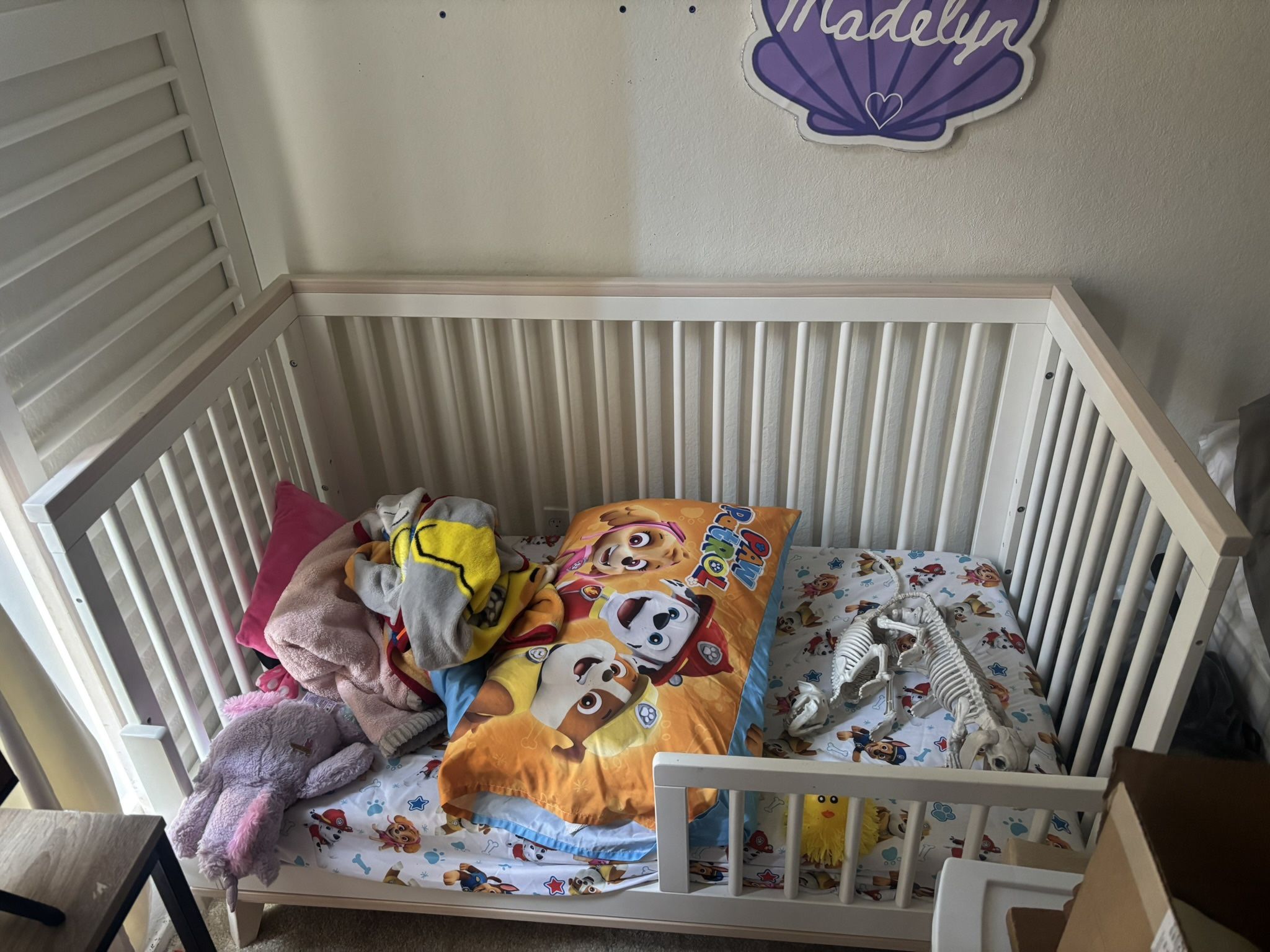 Crib With Toddler Attachment