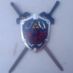 Legend Of Zelda Wall Art Shield And Sword