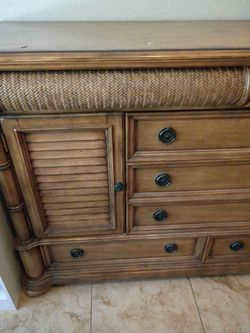 Heavy duty antique dresser