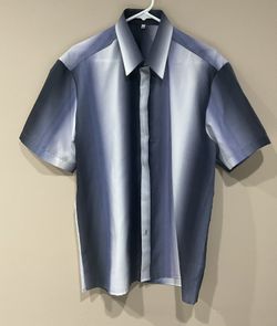 NWOT Men’s Thin Silky Polyester Shirt, Size L