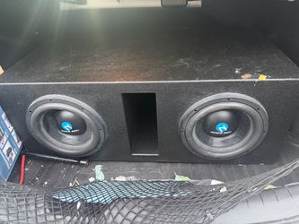 Two 10” Subwoofers in a pro box and Amplifier