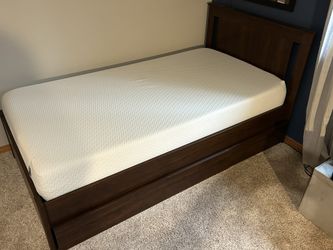 IKEA Twin Bed Frame and Mattress