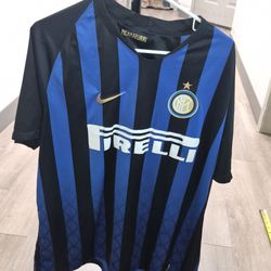 Inter Milan Nike 2018/19 Home Jersey Football Soccer Shirt size Large