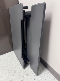 Victor high rise height desk w keyboard tray