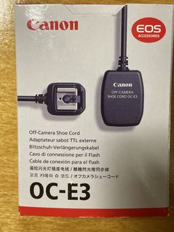 Canon of camera shoe cord OC-E3