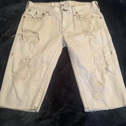 True religion shorts size 32