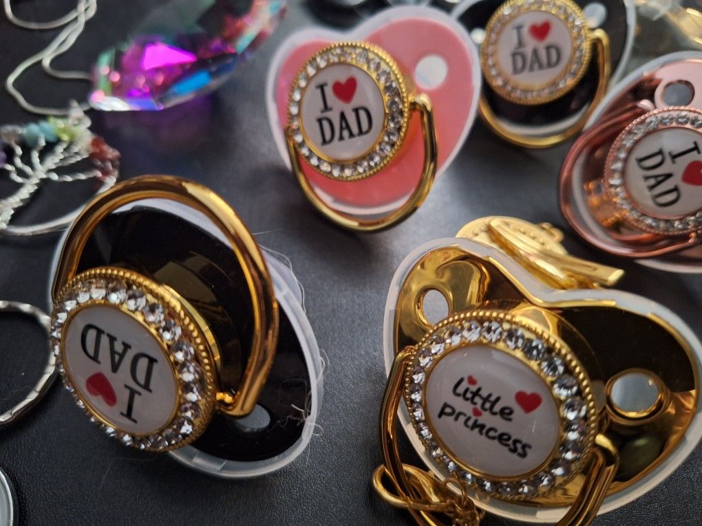 Golden Baby Pasifiers