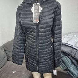 32 Heat Degreez Womes Long Puff Jacket Size 2xl