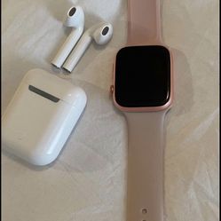 Smartwatch And earbuds 