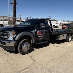 2020 Ford F550 flatbed tow truck