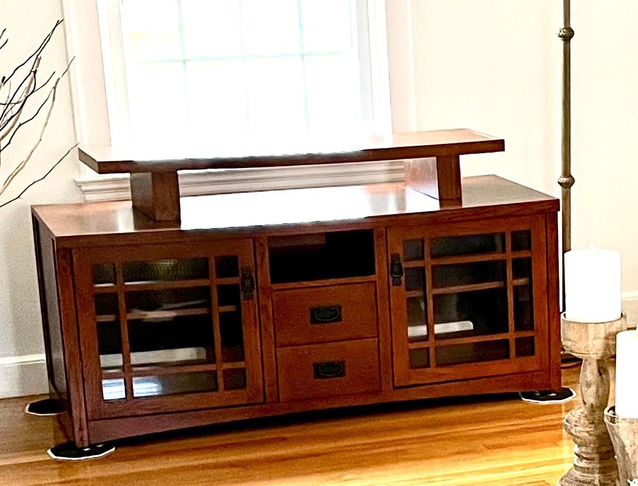 Wood TV Stand Table