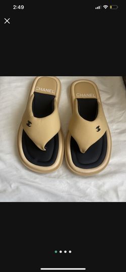 Tan Flip Flop Foamy CC Sandals