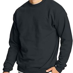 FREE SHIPPING Hanes Men's Sweatshirt, EcoSmart Fleece Crewneck Sweatshirt, Big & Tall Available, 1 or 2-Pack