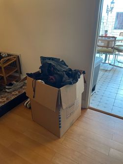 FREE BOX OF ASSORTED CLOTHES